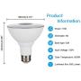 Yueximei 10w Dusk to Dawn PAR30 LED Light Bulb,75w Equivalent 850 Lumens,E26 3000k Soft White,120v Auto On/Off Smart Bulb for Indoor and Outdoor,Yard Porch Patio Garage Garden Lights,2 Pack