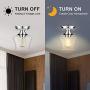 Semi Flush Mount Ceiling Light, Modern Light Fixture Industrial Flush Mount Ceiling Light with Clear Glass for Bedroom Hallway Dining Room Bathroom Passway (Chrome)