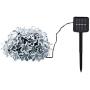 SKYFIRE Led Flower Fairy Lights，22ft 50 Led Blossom Solar Fairy Lights Solar Flower String Lights for Outdoor,Garden, Patio(Warm White)