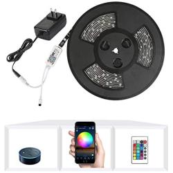 Nexlux LED Strip Lights, WiFi Wireless Smart Phone Controlled 32.8ft Waterproof Light Strip LED Kit 5050 LED Lights,Working with Android and iOS System,Alexa, Google Assistant