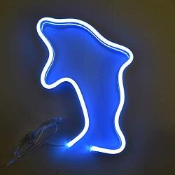 LED Neon Lights,DIY Neon Art Decorative Kids Gifts for Developmental Toys, Shapeable Neon Signs Night Light Neon,Bedroom,Living Room (Blue)