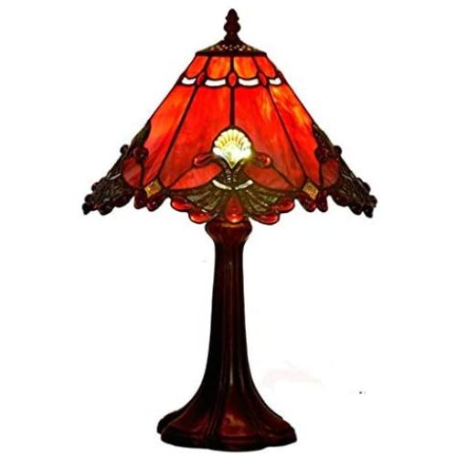 YF-CHEN Desk Lamp Table Lamps, Personality Simple American Modern Bedroom Bedside Lights Living Room Study Personality Decorative Lighting Reading Night Light,12-inch Red (Color : 12inch Red)