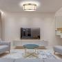 SOTTAE 2-Light Flush Mount Ceiling Light,Gold Frame and White Glass Drum Shade Light,Ceiling Light Fixture for Closet Kitchen Bathroom Foyer Stairs Laundry and Bedroom