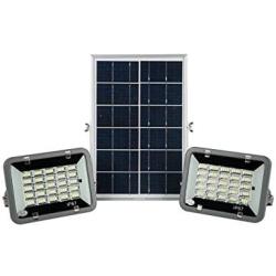 Solar spot Lights Outdoor, Outdoor Solar Safety Light from Dusk to Dawn, with 1200LM Remote Control, Used in courtyards, Gardens, Roads, Arenas, Courts