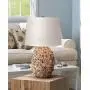 Nantucket Tropical Table Lamp Natural Seagrass White Drum Shade for Living Room Family Bedroom Bedside Nightstand Office - 360 Lighting