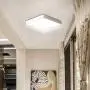 Ganeed LED Flush Mount Ceiling Light,15.7 inch 36W Modern Ceiling Lamp Square,6500K Cool White Lighting Fixture for Living Room/Kitchen/Bedroom/Dining Room,White
