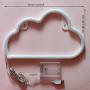 Pink Cloud Neon Signs Decorative LED Neon Light Battery USB Sleeping Night Light Cloud Neon Night Light Cute Marquee Signs Wall Art Decor for Baby Girl Bedroom Wedding Decoration Acrylic Neon Light