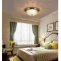 SEELIGHT Lighting, 3-Light Chrome Finish Crystal LED Flush Mount Light Fixture, Ceiling Light for Bedroom, Dining Room, Hallway Etc. LED Bulbs Included
