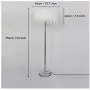 HGDD Feather Floor Lamp Modern Romantic Feather Standing Floor Lamp Bedside Reading Floor Lamp for Living Room Bedroom E27 (White, Pink, Purple) Chandeliers (Color : White)