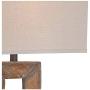 Tahoe Rustic Table Lamp Natural Slate Off White Rectangular Shade for Living Room Family Bedroom Bedside Nightstand - Franklin Iron Works