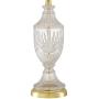 Traditional Table Lamps Set of 2 Cut Glass Urn Brass White Cream Bell Shade for Living Room Family Bedroom Bedside - Regency Hill Traditional Table Lamps Set of 2 Cut Glass Urn Brass White Cream Bell Shade for Living Room Family Bedroom Bedside - Regency Hill