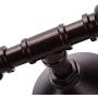 Creatgeek Industrial Oil Rubbed Bronze Wall Sconce Lighting, Antique Semi Cage Iron Wall Lamp Decor Light Fixture for Bathroom, Living Room and More …