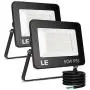 LE 50W Outdoor LED Flood Light 4200lm Super Bright Outside Floodlight Fixture, Waterproof 5000K Daylight White Commercial Security Lighting for Yard, Garden, Pack of 2