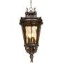Casa Marseille Traditional Outdoor Ceiling Light Hanging Mediterranean Veranda Bronze Scroll 23 3/4'' Champagne Hammered Glass Damp Rated for Exterior House Porch Patio - John Timberland