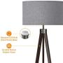 LEPOWER Wood Tripod Floor Lamp, Modern Living Room lamp, Mid Century Standing Lamp for Living Room, Bedroom and Office with E26 Lamp Base