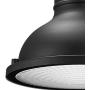 Globe Electric 44157 Harbor 1-Light Outdoor Indoor Wall Sconce, Matte Black, Clear Plastic Diffuser