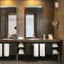 Wall Decor Light Fixture Bathroom Vanity, Living Room Decor, Modern Home Decor, Bathroom Light fixtures, Pack of 2, Brushed Nickel Finish and Frosted Seeded Glass,