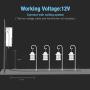 GOODSMANN Low Voltage Path Lights Landscape Lighting Landscape Lights 1.1 Watt LED Floodlight 32 Lumen 2900K Outdoor Lighting with Metal Stake Connector (8 Pack) 9920-4110-08