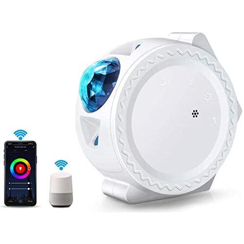 Star LED Projector Night Light, ALED LIGHT Upgraded Smart 3in1 Starry Sky Lamp Galaxy Projector Star Night Light Work with Alexa Sound Activated for Baby Kids Room Decoration