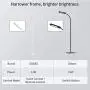 Soarz LED Floor Lamp with 4 Color Temperatures and Stepless Dimmer, Adjustable Goose Neck Standing Lamp with Touch Control and Remote Control for Living Room, Bedroom and Office, White Soarz LED Floor Lamp with 4 Color Temperatures and Stepless Dimmer, Adjustable Goose Neck Standing Lamp with Touch Control and Remote Control for Living Room, Bedroom and Office, White