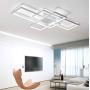 LED Living Room Dining Room Flush Mount Ceiling Light Fixtures Ceiling Hanging Lighting Dimmable Remote Acrylic Chandeliers Modern Designer 3 Rectangle Hotel Lobby Kitchen Bedroom Decor Ceiling Lamp