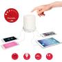 Macally LED Desk, Nightstand & Bedside Lamp with USB Port (4 High Powered Ports) | 3 Level Brightness Touch Sensor Control | Charging Lamp with Dimmable Warm White Light (LAMPCHARGE)