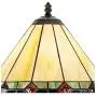 Tiffany Style Swing Arm Wall Lamp Bronze Plug-in Light Fixture Stained Glass for Bedroom Bedside Living Room Reading - Robert Louis Tiffany