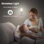 LOHAS Dimmable Night Light, Plug in LED Night Light Dusk to Dawn Light, Daylight 5000k from 5lm to 80lm Brightness Adjustable Bright Mini Wall Night Light for Kids Baby Bedroom Stairway Nursery 2 Pack