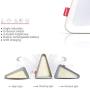 JP Wireless LED Night Light, USB Rechargeable - Usable for Office, Living Room, Table - Use As Reading Light, Desk Lamp, Bedroom Light - Great Accesories, Modern Design & Adjustable Brightness.