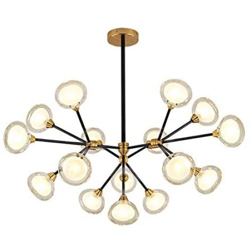 Modern Sputnik Chandelier,16 Light Mid Century Bubble Ball Glass Pendant Light G9 Molecular Ceiling Light for Bedroom Living Room Dining Room