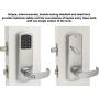 Prodigy SmartLock MaxSecure Interconnect Commercial Grade Lock with RFID Keyless Entry (Right Hand 5-1/2”, Flat Black)