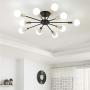 LightInTheBox 10-Head Vintage Metal Semi Flush Mount Ceiling Light Living Room Dining Room Lighting Painted Finish Ceiling Light Lighting Fixture LightInTheBox 10-Head Vintage Metal Semi Flush Mount Ceiling Light Living Room Dining Room Lighting Painted Finish Ceiling Light Lighting Fixture