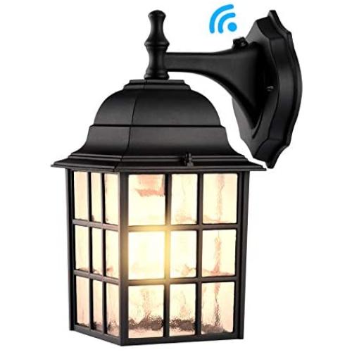 Dusk to Dawn Outdoor Wall Light Fixtures Wall Mount, Sensor Porch Lights, Exterior Wall Sconce Lighting, Anti-Rust Wall Lamp, Waterproof Wall Lantern, Outside Lights for Garage, Doorway