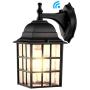 Dusk to Dawn Outdoor Wall Light Fixtures Wall Mount, Sensor Porch Lights, Exterior Wall Sconce Lighting, Anti-Rust Wall Lamp, Waterproof Wall Lantern, Outside Lights for Garage, Doorway