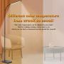 Twinkle Star LED Gooseneck Floor Lamp, 9W/680LM Dimmable and Color Adjustable Standing Lamp with Multi-brightness Levels &amp; 3 Colors Touch and Remote Control for Reading in Living Room, Bedroom, Office