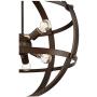 Galaxy Oil Rubbed Bronze Orb Cage Pendant Chandelier 25'' Wide Industrial 6-Light Fixture for Dining Room House Foyer Kitchen Island Entryway Bedroom Living Room - Possini Euro Design