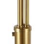 Amazon Brand – Rivet 3-Light Arc Floor Lamp, Marble and Brass, With Bulbs , 79'' x 27'' x 21''