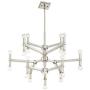 Marya Brushed Nickel Large Chandelier 32'' Wide Modern 24-Light Fixture for Dining Room House Foyer Kitchen Island Entryway Bedroom Living Room - Possini Euro Design