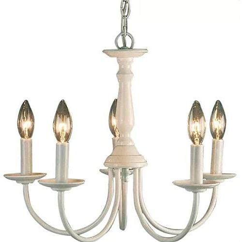 Aero Snail Wrought Iron Rustic Vintage Antique Nickel Candle Chandelier Crystal Lighting Fixture Lamp for Dining Room Bathroom Foyer Livingroom 5 E12 Bulbs Required