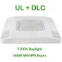 LED Flying Direct 150W LED Canopy Ceiling Light - Ultra Efficient Recessed Surface Mount Gas Station Light - High Bay Carport or Parking Garage Lamp 19500lm 5700k UL DLC Approved (150w 5700K-100-277V)