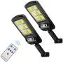 JAMIEWIN 120 led Solar Street Lights Outdoor Wireless Solar Flood Light Motion Sensor Security Light with 3 Lighting Modes for Garden, Street, Deck, Fence, Patio, Path - 2 Pack JAMIEWIN 120 led Solar Street Lights Outdoor Wireless Solar Flood Light Motion Sensor Security Light with 3 Lighting Modes for Garden, Street, Deck, Fence, Patio, Path - 2 Pack