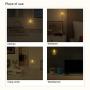 LOHAS Amber Night Light, Dimmable Plug in LED, Yellow Night Light with Dusk to Dawn Sensor, Kids Night Lights for Bedroom, 5-80LM Sleep Aid No Blue Light for Nursery, Hallway, Kitchen, Stairway, 2Pack