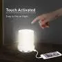 Macally LED Desk, Nightstand & Bedside Lamp with USB Port (4 High Powered Ports) | 3 Level Brightness Touch Sensor Control | Charging Lamp with Dimmable Warm White Light (LAMPCHARGE)