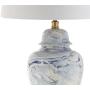 JONATHAN Y JYL3010A Wallace 26'' Ceramic LED Table Lamp Traditional,Transitional,Cottage for Bedroom, Living Room, Office, College Dorm, Coffee Table, Bookcase, Blue/White