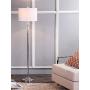JONATHAN Y JYL2028A Aubrey 59.5'' Crystal/Metal LED Floor Lamp Contemporary,Glam,Transitional for Bedrooms, Living Room, Office, Reading, Clear/Chrome