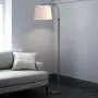 Oneach Modern Floor Lamp for Living Rooms LED Contemporary Arc Standing Lamps for Bedrooms Accent Tall Pole Light for Reading with Hanging Lamp Shade Black