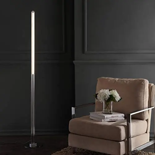 JONATHAN Y JYL7011A Roxanna 68'' Integrated LED Metal Floor Lamp Minimalistic,Modern,Contemporary for Bedrooms, Living Room, Office, Reading, Chrome JONATHAN Y JYL7011A Roxanna 68'' Integrated LED Metal Floor Lamp Minimalistic,Modern,Contemporary for Bedrooms, Living Room, Office, Reading, Chrome