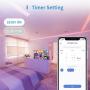 Smart Led Strip Lights, Smart RGBWW WiFi Strip, Compatible with Alexa, Google and SmartThings, for Home, Kitchen, Bedroom, Party, Christmas, Halloween (16.4FT)