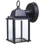 LIT-PaTH Outdoor LED Wall Lantern, Wall Sconce as Porch Lighting Fixture, 5000K Daylight White, 9.5W (75W Equivalent), 800 Lumen, Aluminum Housing Plus Glass, Outdoor Rated, 2-Pack