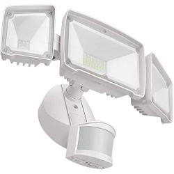 LED Security Lights, Motion Sensor Light Outdoor Flood Light with 3 Adjustable Heads, 4000LM, 42W, IP65 Waterproof for Garage, Patio, Garden, Porch, Yard